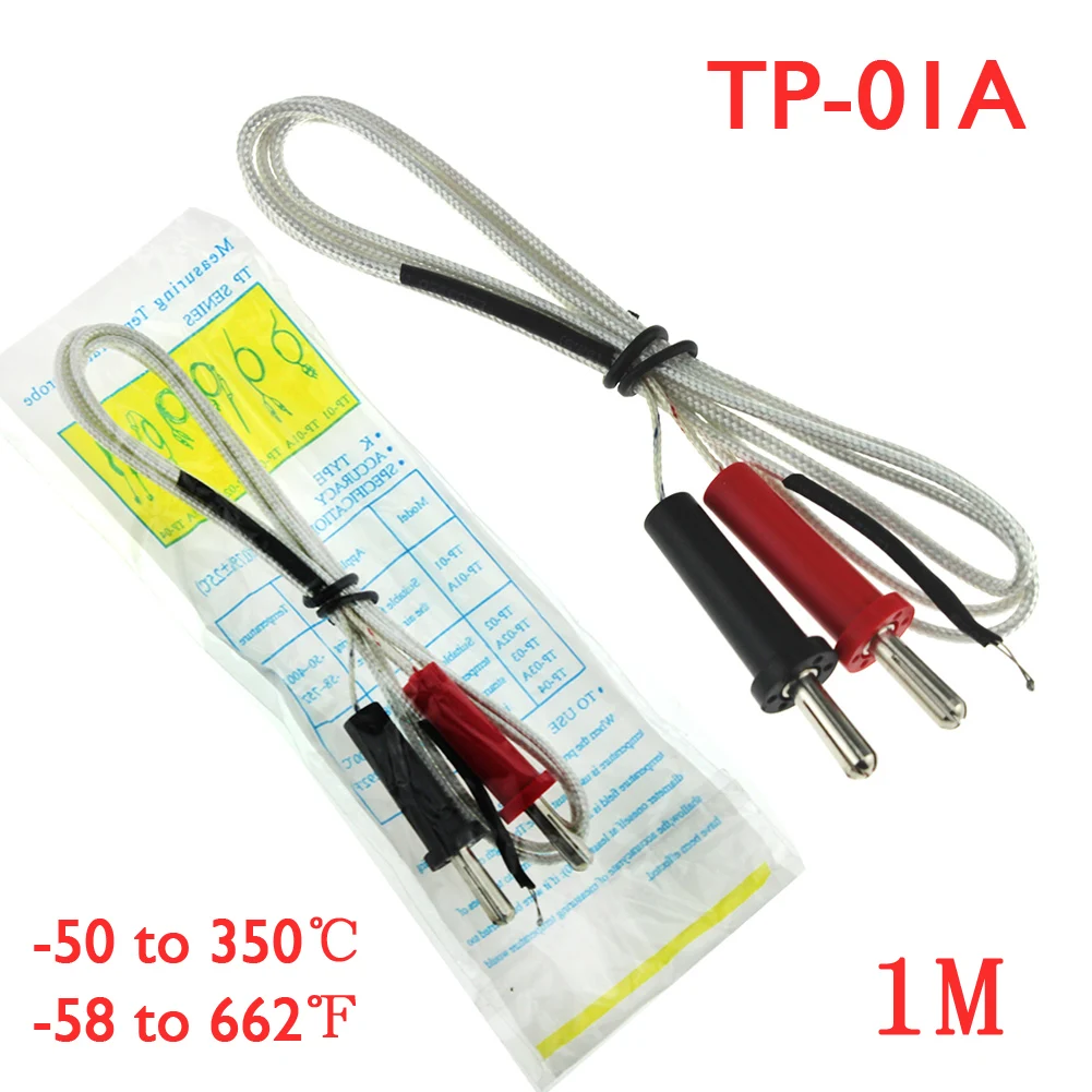 

TP-01A k-типа 100 см Длина провода Температура Тесты сенсорный датчик термопары