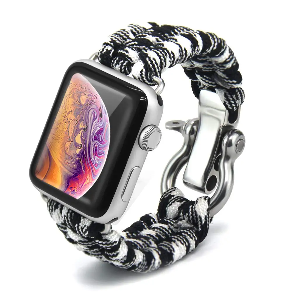 Ремешок для apple watch band 44 мм 40 браслет iwatch 42 38 спортивный с металлической застежкой