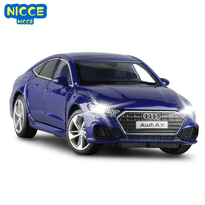 

Nicce 1:32 AUDI A7 Coupe Alloy Car Model Diecasts Toy Vehicles Metal Toy Car Model Sound Light Collection Kids Gift F431