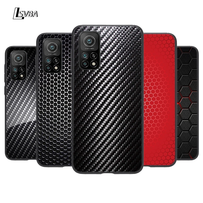 

Carbon Venom structure Fiber Silicone Cover For Xiaomi Mi Note 11 10T 10 9 9T SE 8 Lite Pro Ultra 5G Phone Case Shell