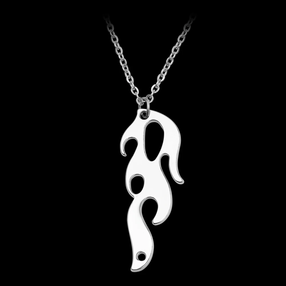 flame necklace 1959 Ювелирные изделия в стиле HARAJUKU ожерелье Пламя уличная одежда аксессуары колье ожерелье s Concatena рок цепь для мужчин и Прямая поставка - Окраска металла: flame necklace 1959
