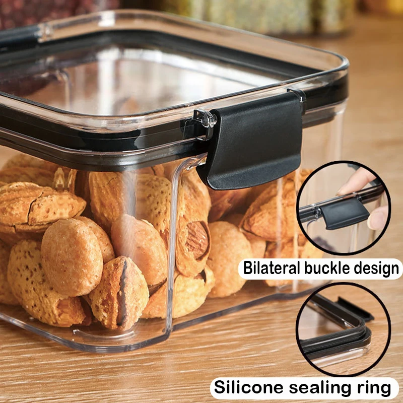 Герметичный герметичный объемный контейнер для продуктов хранения пищевых