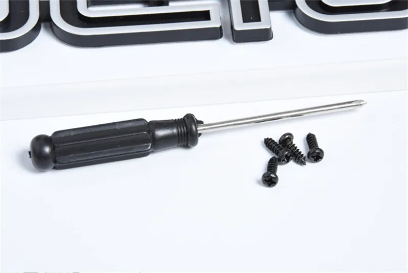10PCS Car styling 43.5*3.5cm High Quality ABS Plastic Emblem Car front grills Badge For A3 A4 A6 A7 Q3 Q5 Logos Sticker