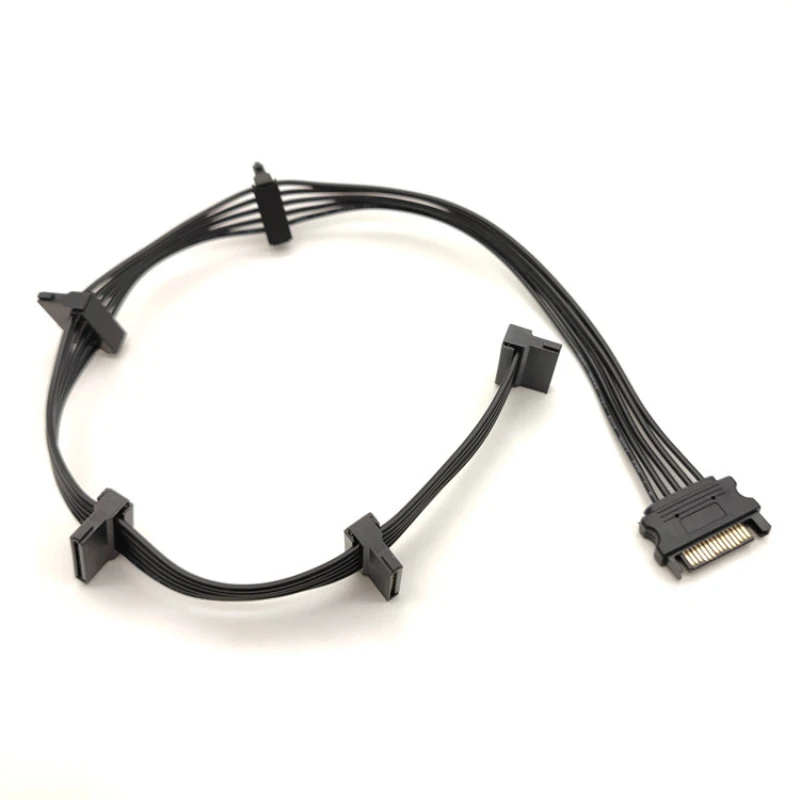 Мужского и женского пола 1 4Pin IDE/SATA до 4 15Pin SATA Мощность кабель для PC Сервер DIY