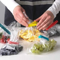 5pcs bag clip portable new kitchen storage food snack seal sealing bag clips sealer clamp plastic tool kitchen accessories