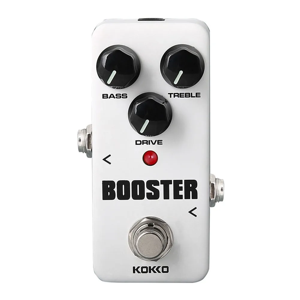 

FBS2 EQ Mini Booster Pedal Portable 2-Band EQ Guitar Effect Pedal Effector LED Indicator Control High And Low Frequency Bass