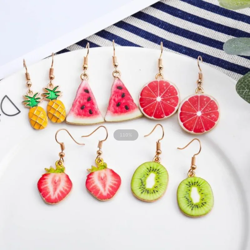 

Creative Pineapple Earrings Simple Fruit Earring Fashion Jewelry for Women