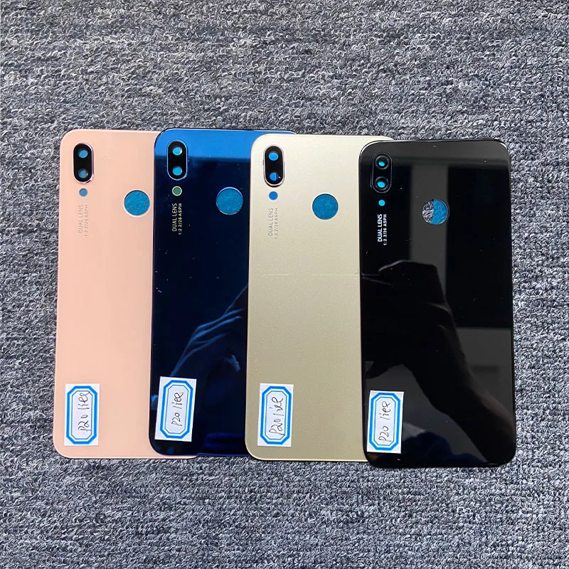 Стеклянный чехол для задней крышки Huawei P20 Lite крышка аккумулятора Nova 3e сменный
