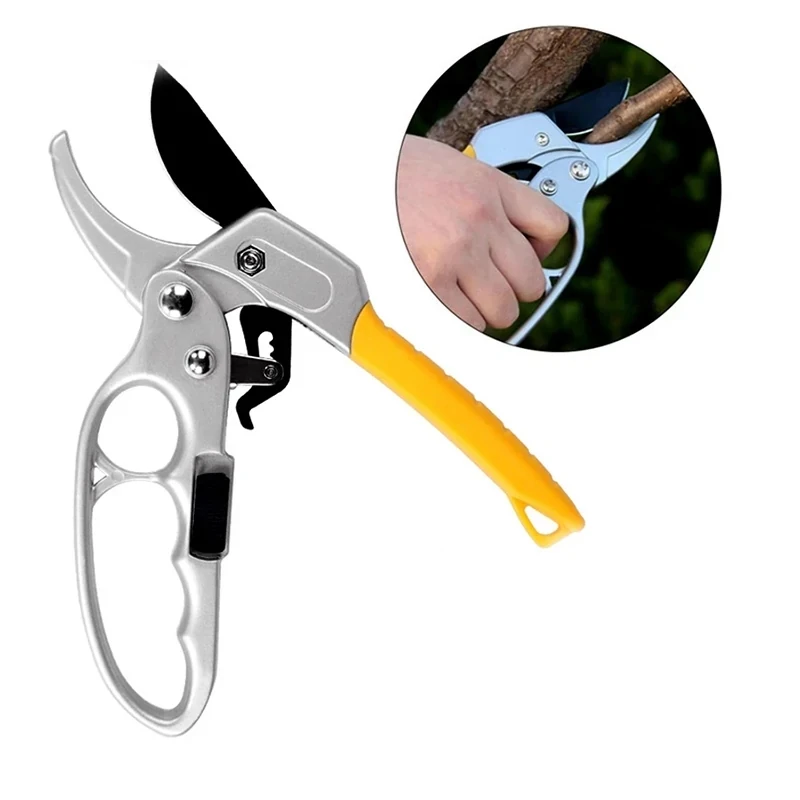 

Garden Pruning Shear Cutter High Carbon Steel Scissors Gardening Labor Saving Plant Sharp Branch Trimmer Tool Protection Hand
