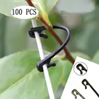 100 шт. виноград зажимы прочный Пластик завод крепление для виноградной лозы и пряжками Томатный Овощной прививки Поддержка зажимы для садовых инструментов