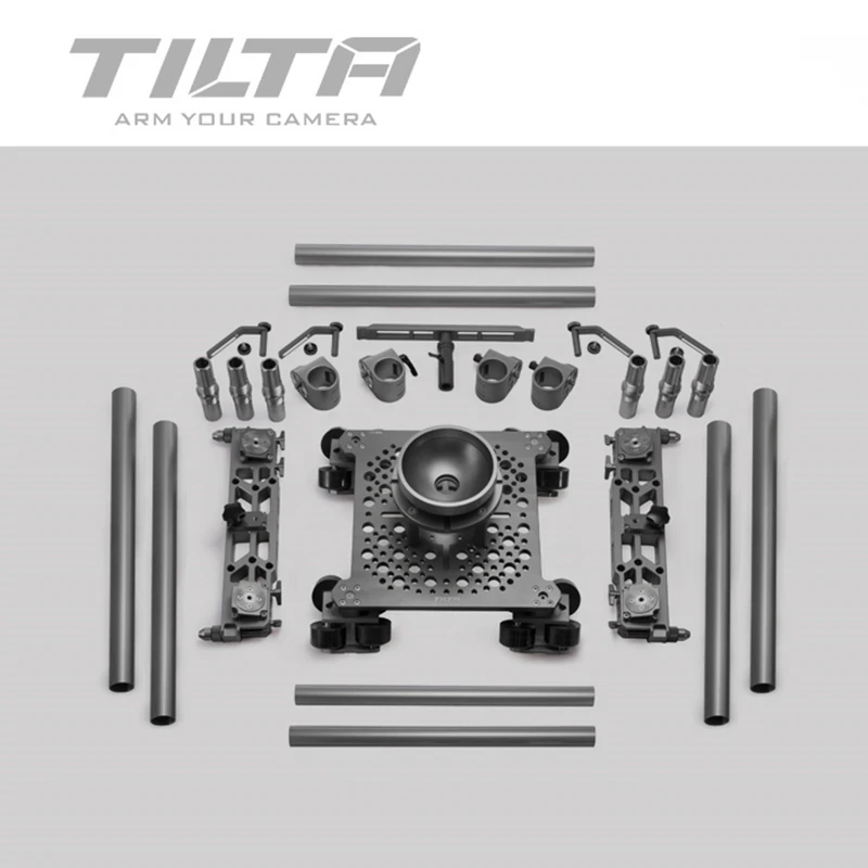 Операторская тележка Tilta Slider System Dolly Track Camera dolly для кино-камеры w/ 100 мм/150 мм чаша TILTA