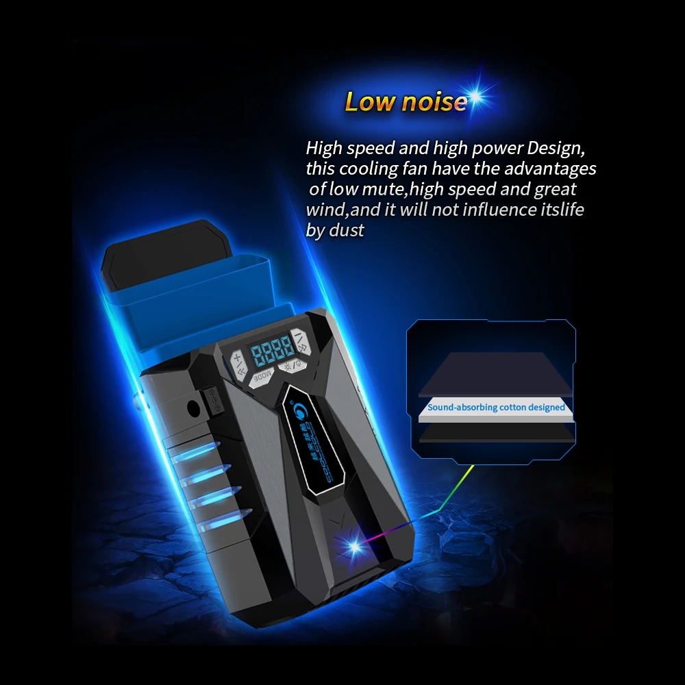 Быстросъемный внешний охлаждающий вентилятор COOLCOLD для ноутбуков 12 17 дюймов с