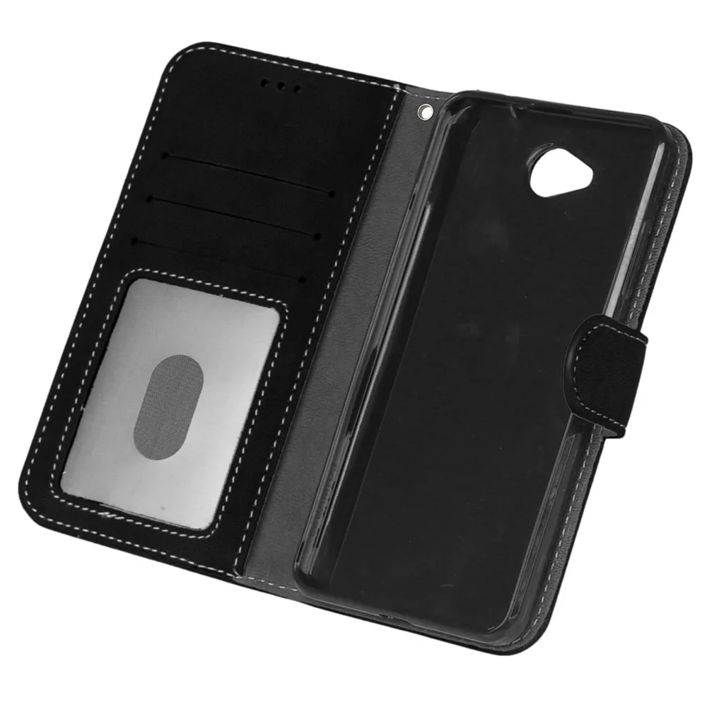 Флип чехол из искусственной кожи для Microsoft Lumia 650 Nokia 550 950 двойная задняя панель