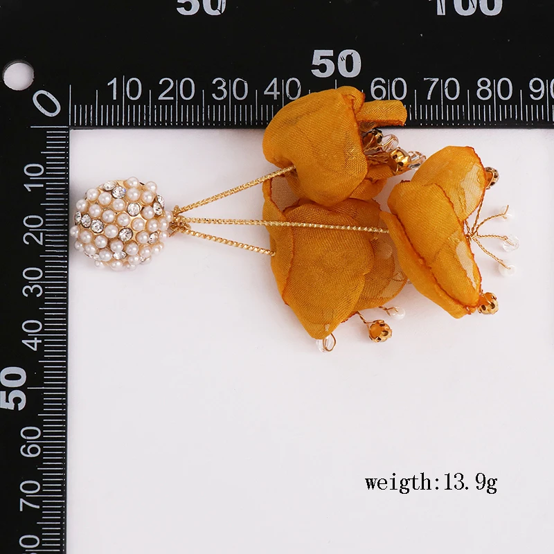 Новое поступление 2020 этнические длинные висячие серьги JURAN с тремя цветами