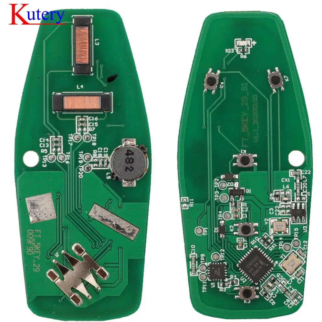 

kutery ID49 868MHz Smart Proximity Key For Ford Mondeo Mustang Fusion F-250 F-350 F-450 F-550 2017 M3N-A2C93142600