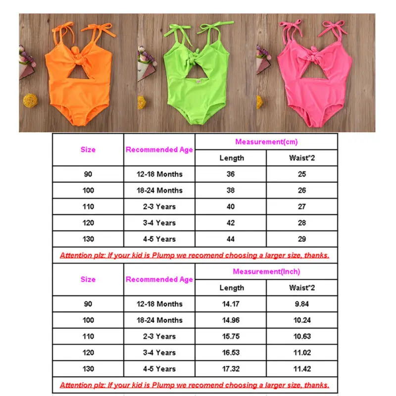 

New Fashion Summer Kids Baby Girls Sleeveless Swimsuit Toddler Bikini Bow Solid Swimwear Beach Bathing Suit 1-5T