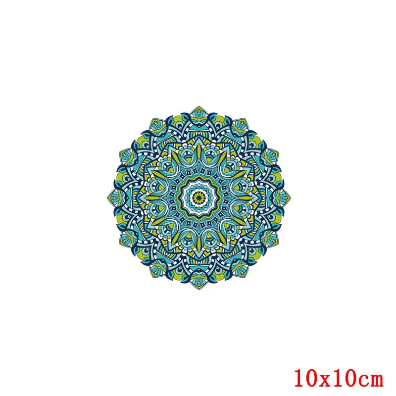 Термонаклейки на одежду термонаклейки с рисунком мандалы цветов полос - купить