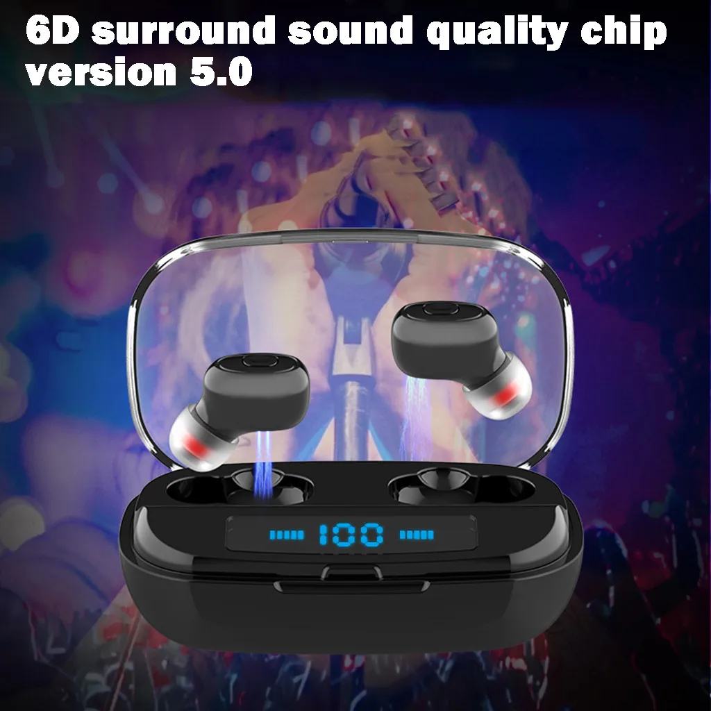 40 # Беспроводной наушники BT5.0 зарядный чехол бинауральные стерео С микрофоном