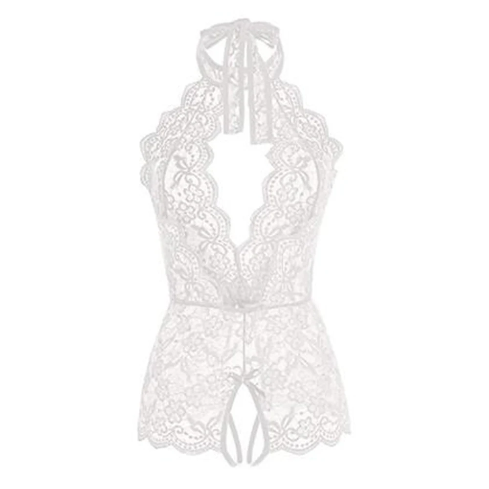 

Women Sexy Lace Lingerie Dress Nightgown Crotchless Bodysuit Sleepwear Underwear Erotic Lingerie S-2XL 4 Colors