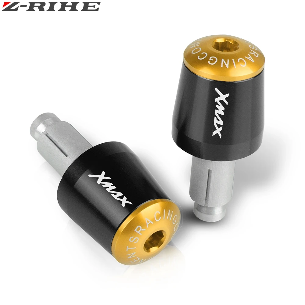 Аксессуары для мотоциклов XMAX 7/" 22 мм рукоятки «Грипсы» Торцевая Крышка для Yamaha xmax 125 250 300 400 X MAX