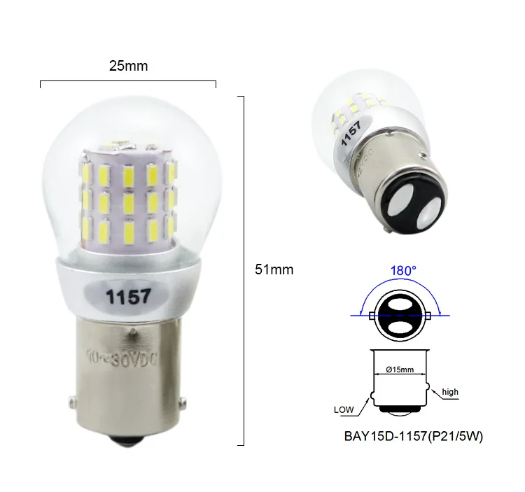 Amywnter 12V 1157 P21/5 Вт BAY15D P21W светодиодный 1156 BA15S PY21W 1056 светодиодный Лампа стоп-сигнал стоп-сигналы S25 сигнал поворота