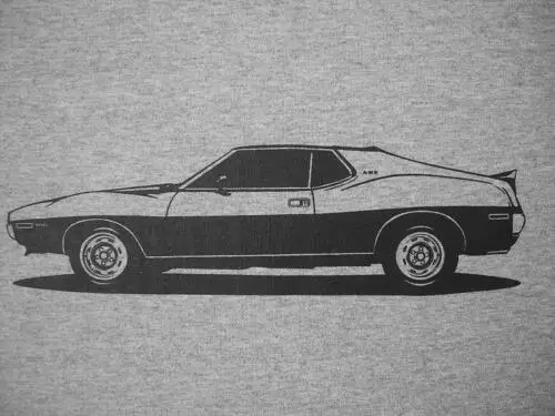 1972 футболка Amc Javelin Amx 1971 1973|Мужские футболки| |