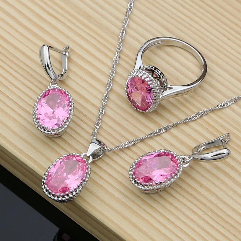 Комплект из колье и серёг серебра 925 пробы|Ювелирные наборы| |