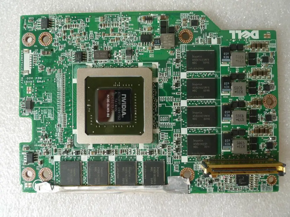 Оригинальная видеокарта FX 3800M FX3800M N10E-GLM3-B2 1GB VGA для Dell Precision M6400 M6500 M6600