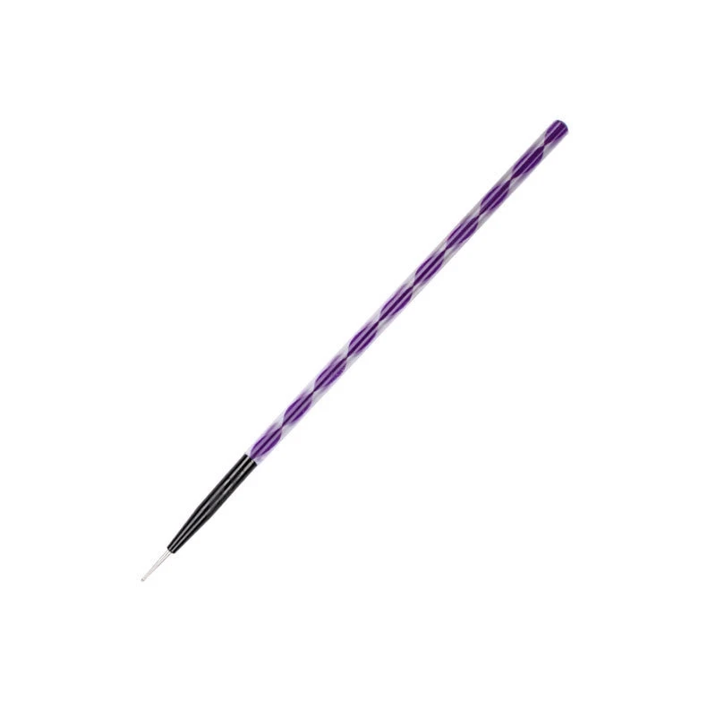 6 Pcs Nail Art Pens Phototherapy Spiral Rod Dual-End Brush Pen Manicure Tools For Modeling Carving Painting Dotting | Красота и