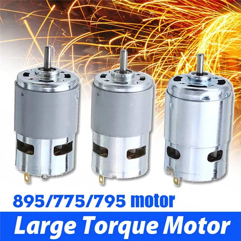 Прочный 775 795 895 мотор/Мотор кронштейн DC 12 V-24 V 3000-12000RPM Мотор большой крутящий момент мотор для гравировального Станка токарный инструмент