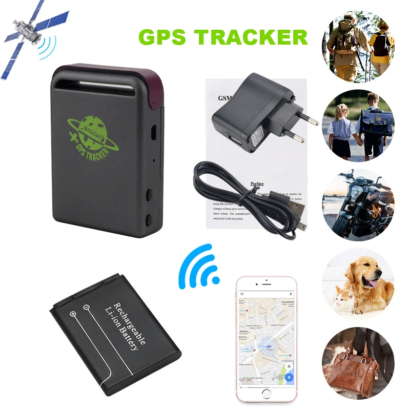 Boджер TK102B GPS трекер в режиме реального времени GSM GPRS Глобальный локатор анти
