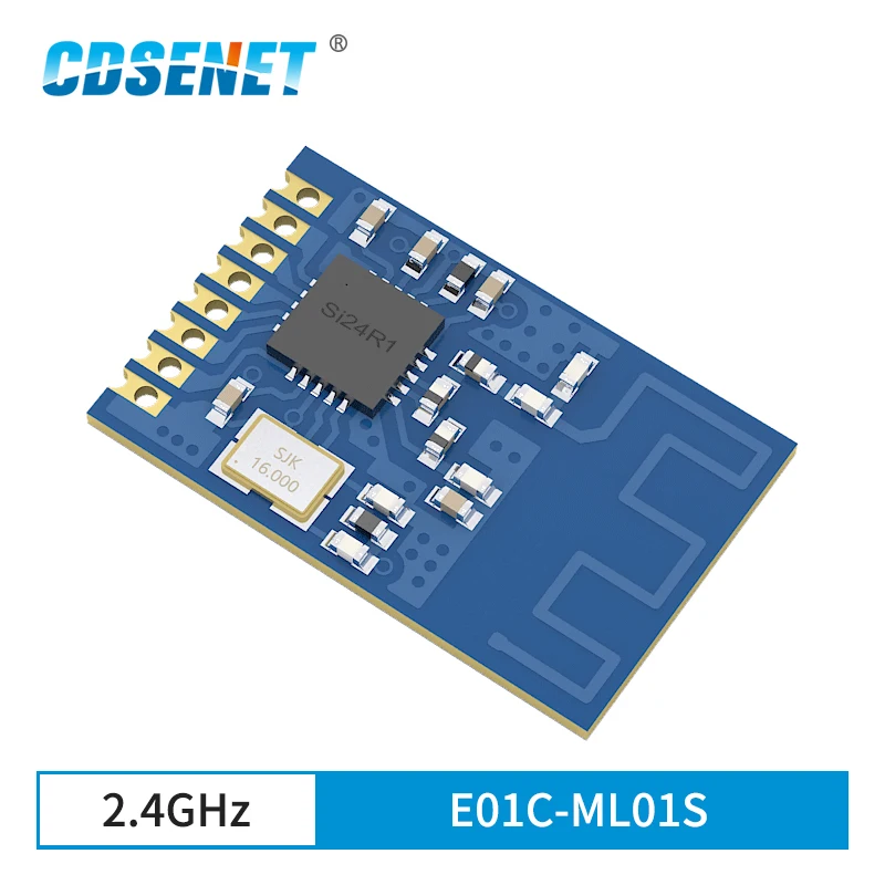 Беспроводной модуль Si24R1 2 4 ГГц nRF24L01 улучшенный приемник связи 7dBm CDSENET E01C-ML01S SMD PCB