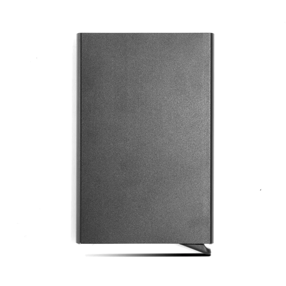 Rfid смарт-кошелек кредитный держатель для карт металлические тонкие мужские