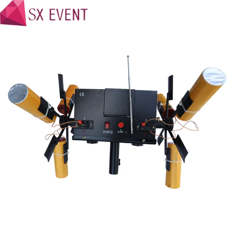 Двусторонний пульт дистанционного управления пиротехнический фонтан колесо