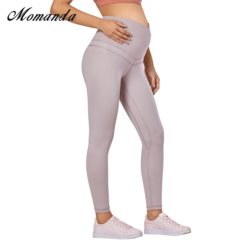 Леггинсы для беременных MOMANDA брюки йоги активного отдыха на животе 25