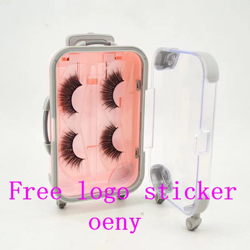 

2020 new design 5d mink eyelash suitcase packaging custom 3d lash Luggage Cases 25mm eyelsh custom box