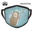 Мягкие теплые маски для рота Potados портал 2