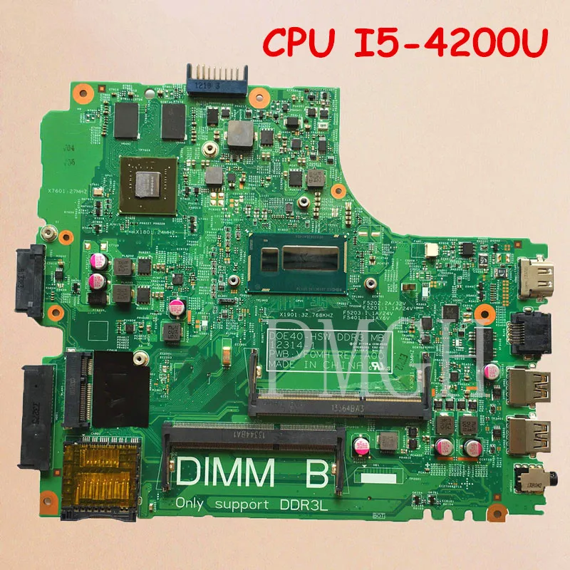 

Материнская плата для ноутбука Dell Inspiron 3437 5437 12314-1, модель GT740M 2G, искусственная кожа VF0MH REV A00