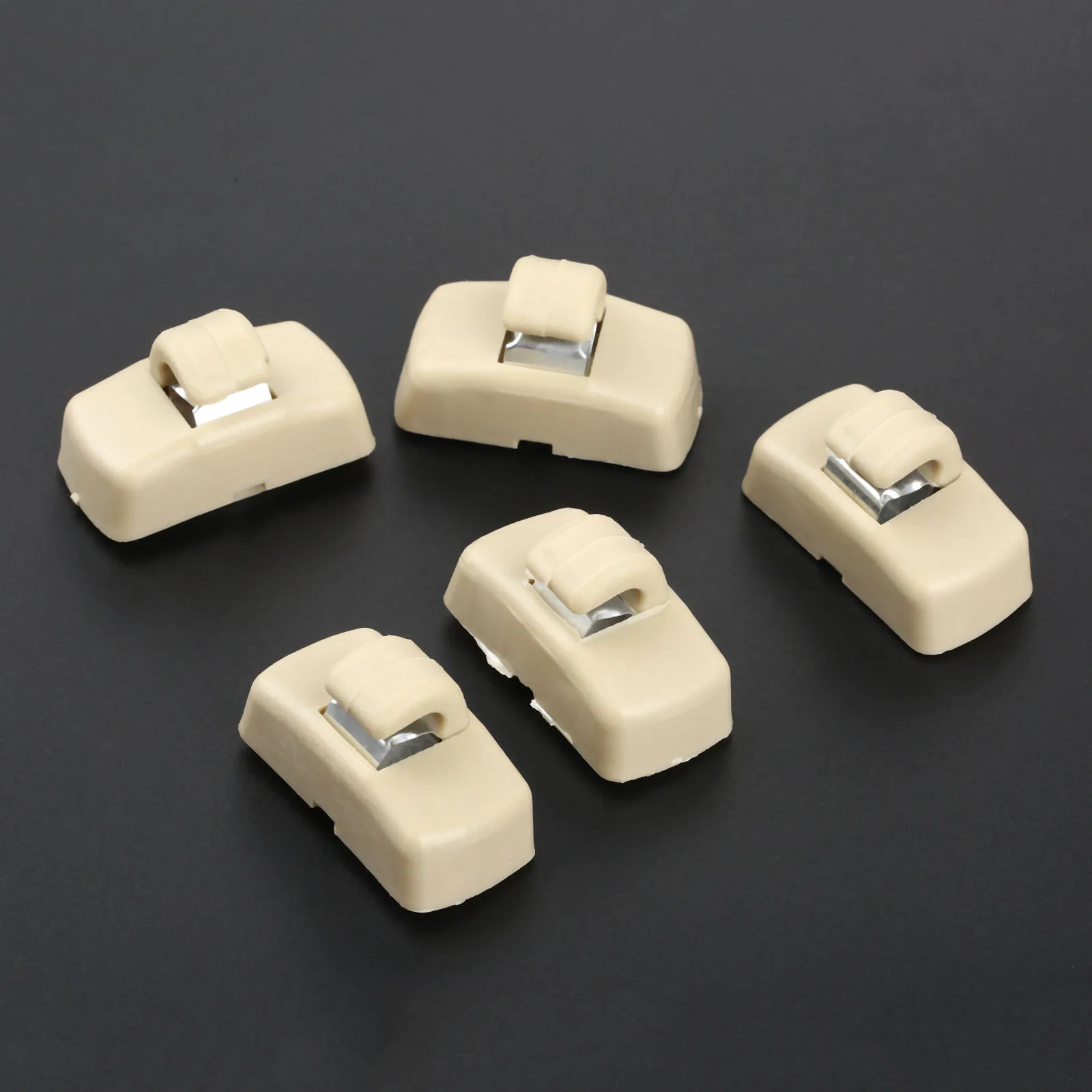 

5Pcs Car Clips Sun Visor Fastener Clip Hook Holder For Audi A4 2005-2015 A4 Allroad 2010-2016 RS3 2011-2016 Car Accessories