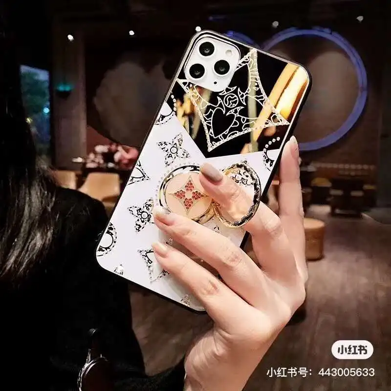 Luxury Diamond With Ring Stand protective cover for iphone 11 pro max XR XS MAX X 7 8PLUS 6 6s plus fashion Case couqe |