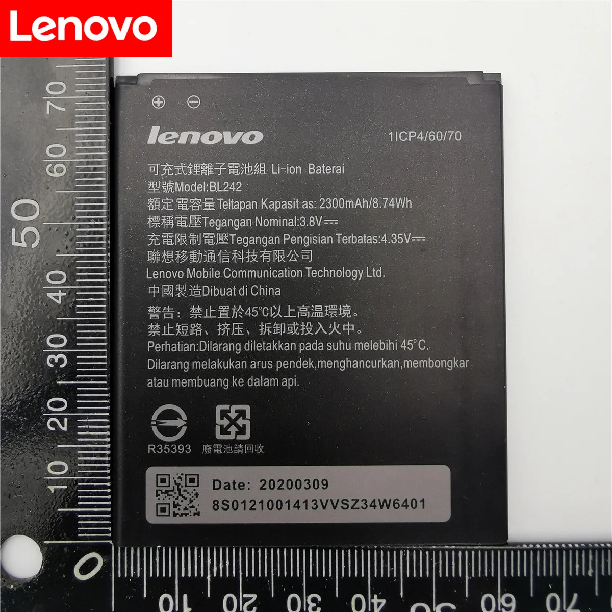 

Original Lenovo A6010 Battery High Quality 2300mAh BL242 Back up Battery Replacement For Lenovo A6010 Plus Mobile Phone Battery