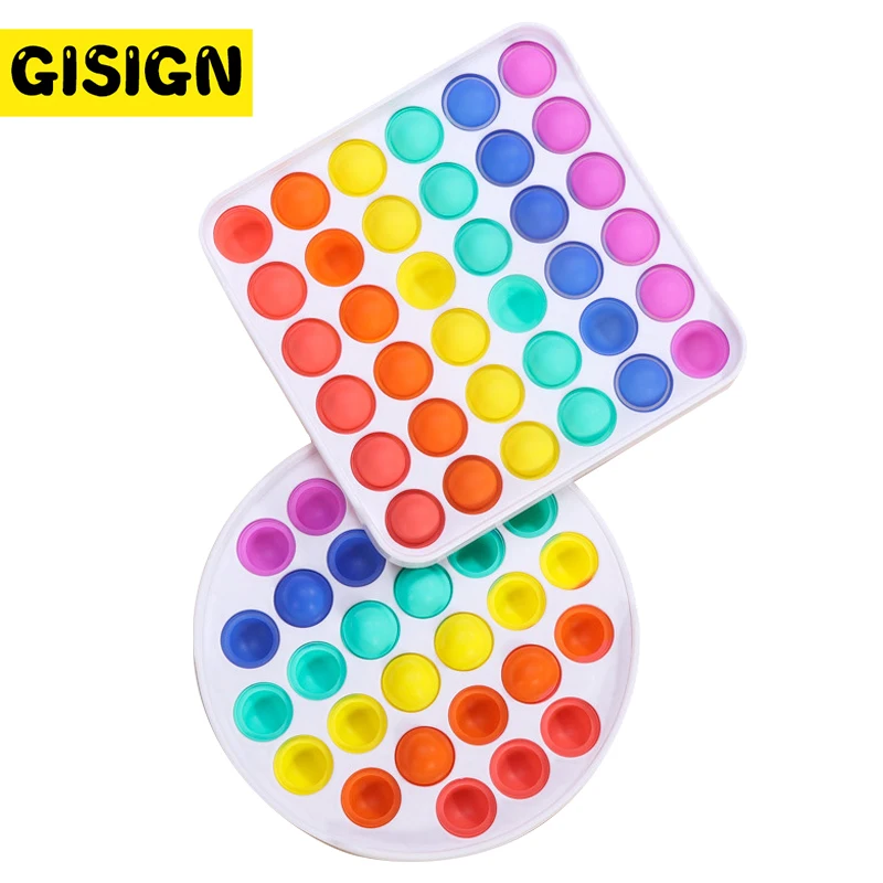 

Push Bubble Simple Dimple Fidget Kids Sensory Squishy Stress Reliever Autism Toy Anti Stress Rainbow Adult Toys For Children