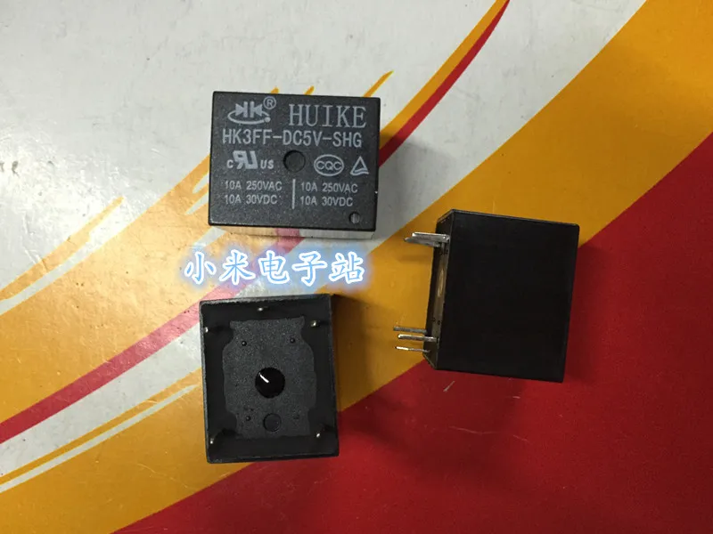 

HK3FF-DC5V-SHG JIU relay 10A 250V 5 feet T73 JQC-3FF 5VDC-1ZS