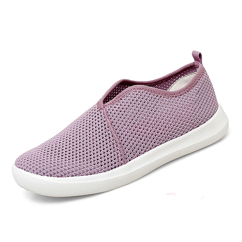 

2020 Fashion Women Flat Platform Shoes Lady Breathable Mesh Casual Shoes Moccasin Zapatos Mujer Ladies Boat Shoes Size 35-42