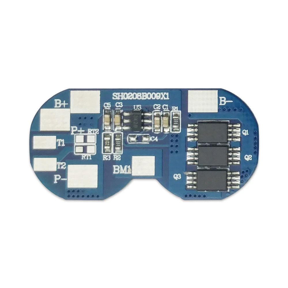 Модуль защиты PCM BMS для литий ионной полимерной батареи (LI 2S 8A) настраиваемый