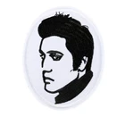 Американ рок музыка суперзвезда Elvis Presley портрет Хилбилли Кот вышитый утюгом патч вышитые полосы