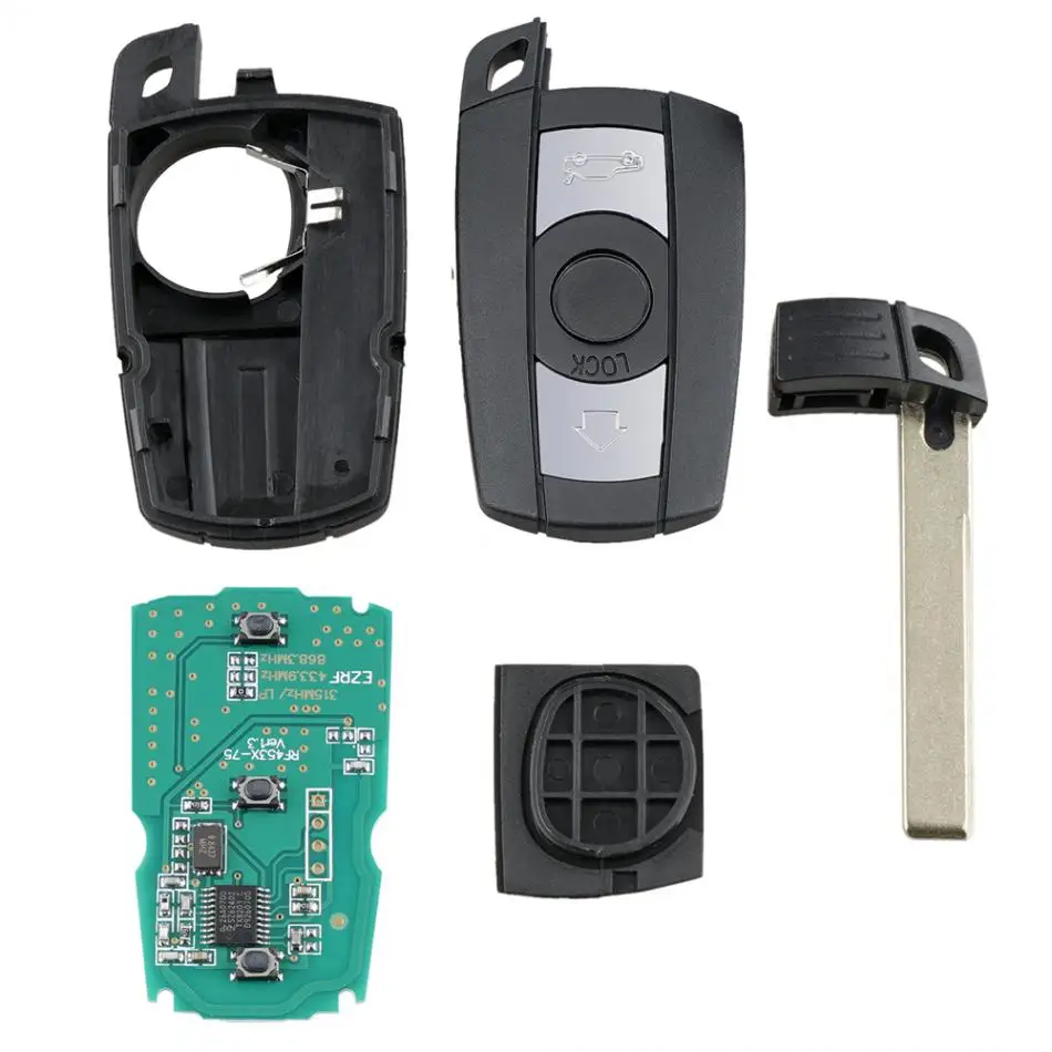 Авто пульт дистанционного управления смарт ключ PCF7945 Подходит для BMW CAS3 Системы X5