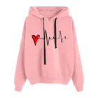 Женская толстовка с капюшоном, с длинным рукавом и карманами