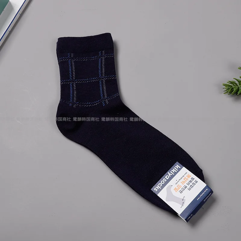 

Cartoon Woman Sock Grid Cotton Socks for Women Colorful Style Ladies High Standard Sweet Sox Female Trendy Spring Winter Sokken