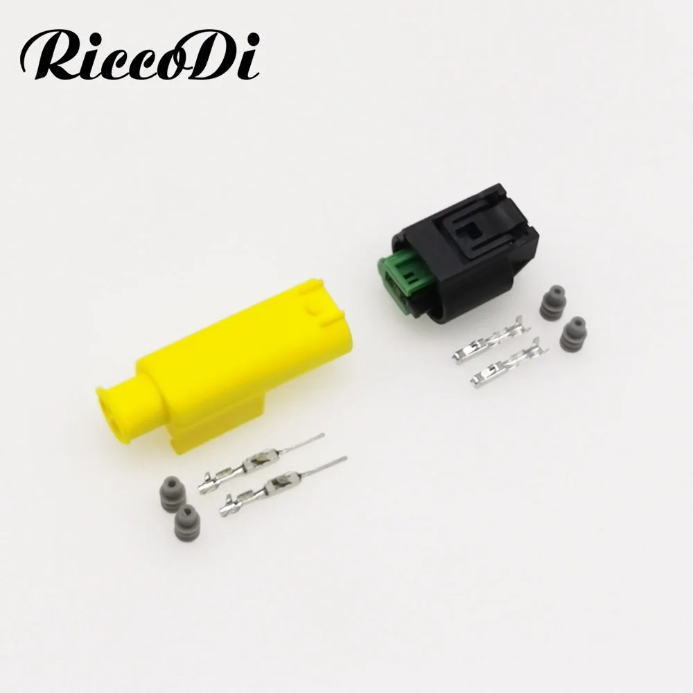 1 20Kits Tyco AMP 2Pin вилка педаль акселератора электрический авто разъем 2 967642 967644 968405